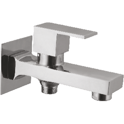 Bib cock 2 in 1 with flange